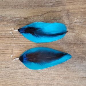 Peacock Feather Earrings